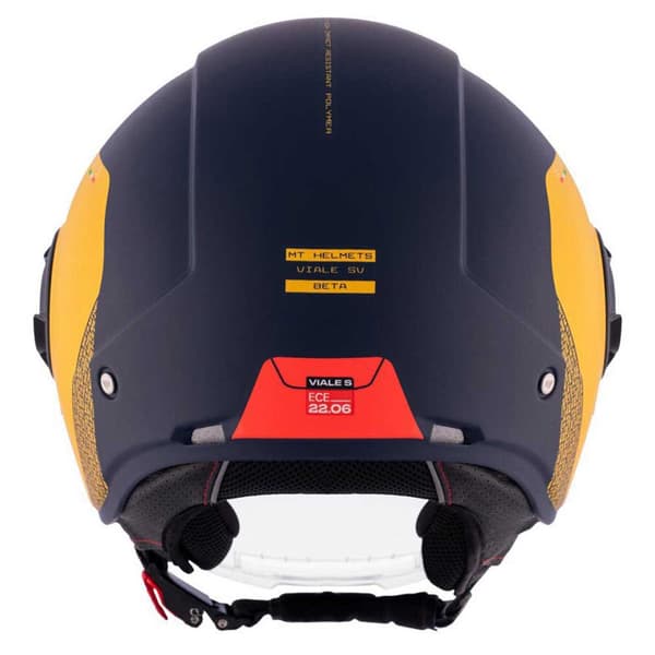 Mt Helmets Viale Sv Beta öppen Hjälm Gul S