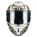 Miniatyrbild 2 av 3: Cgm 363s Shot Nippo Fullface-hjälm Vit,Guld 2XL