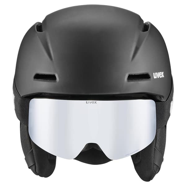 Uvex Viti Set Hjälm Med Visir Svart 51-55 cm / Mirror Green Supravision Yellow Clear/CAT2