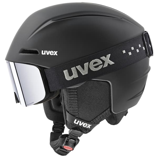 Uvex Viti Set Hjälm Med Visir Svart 51-55 cm / Mirror Green Supravision Yellow Clear/CAT2