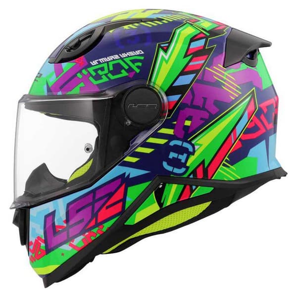 Ls2 Ff812 Kid Svent Junior Fullface-hjälm Flerfärgad S