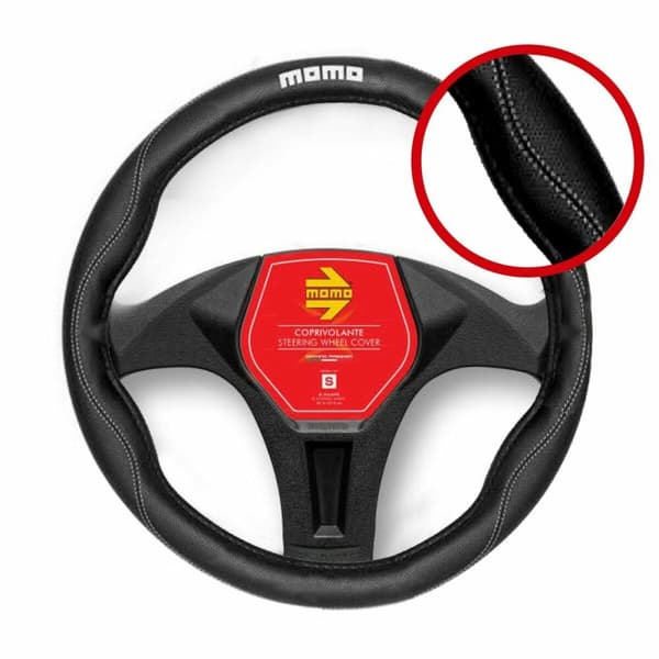Rattöverdrag MOMO MOMLSWC011BW Svart Ø 36,5 - 39 cm