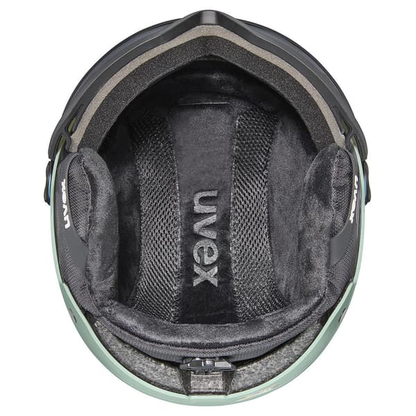 Uvex Wanted Visor Hjelm Med Visir Grøn 58-61 cm / Mirror Gold Supravision Smoke/CAT2