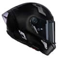 Miniatyrbild 5 av 5: Nolan X-804 Rs Ultra Carbon Argento Fullface-hjälm Svart M