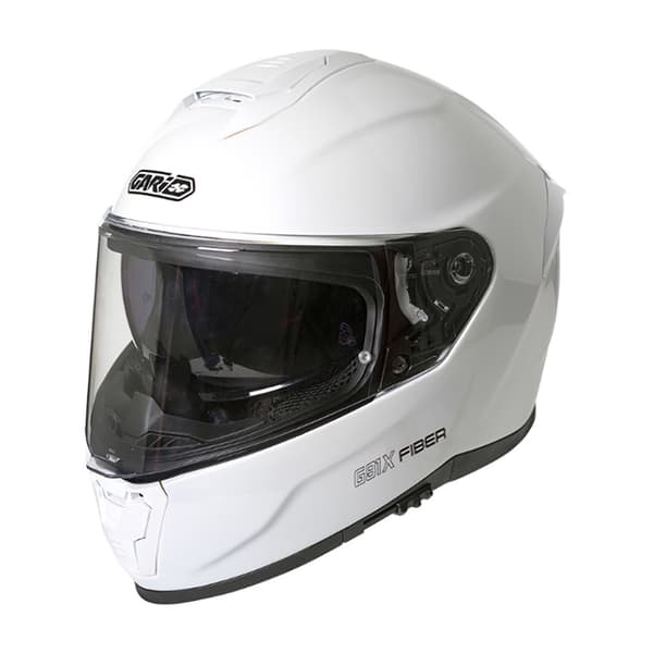 Gari G91x Fiber Click Fullface-hjelm Hvid L