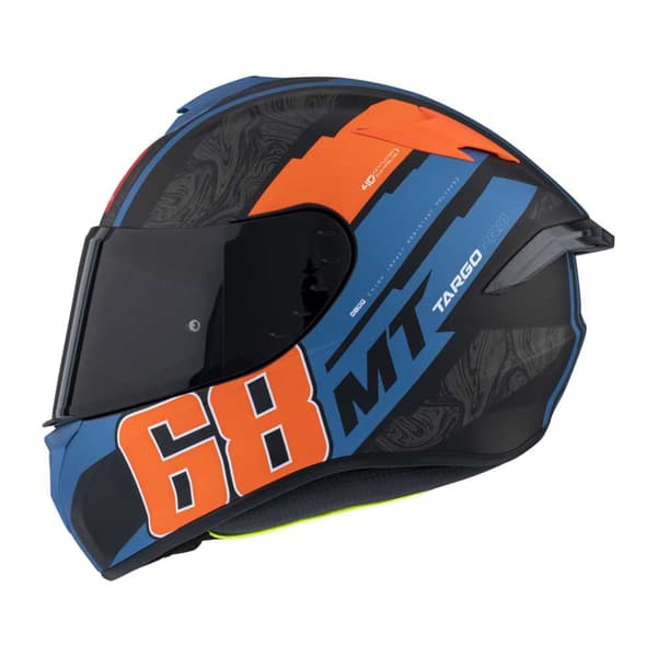 Mt Helmets Targo Pro Welcome D4 Fullface-hjälm Blå S