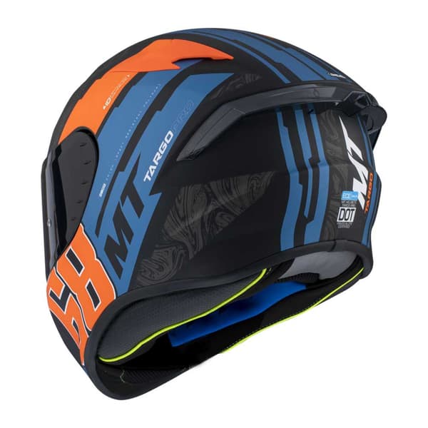 Mt Helmets Targo Pro Welcome D4 Fullface-hjälm Blå S