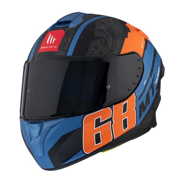 Mt Helmets Targo Pro Welcome D4 Fullface-hjälm Blå S