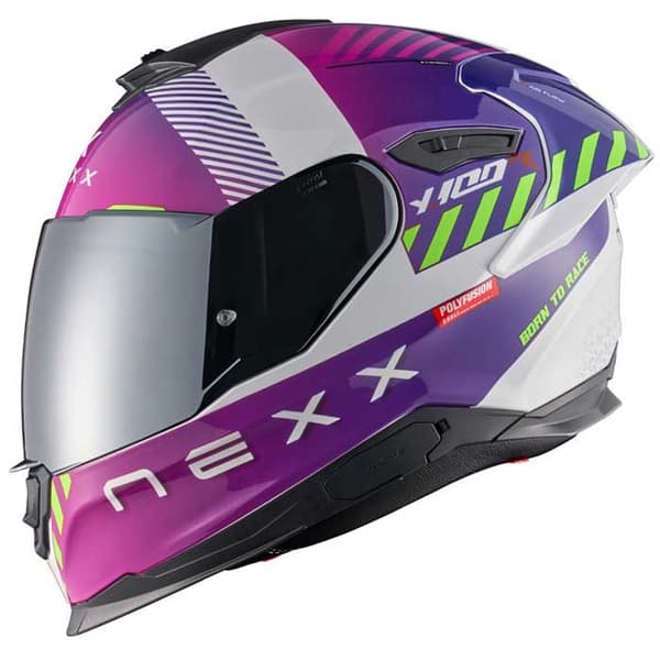Nexx Y.100r Fade Fullface-hjälm Lila S
