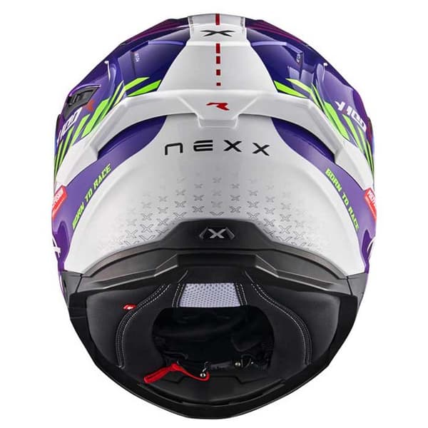 Nexx Y.100r Fade Fullface-hjälm Lila S