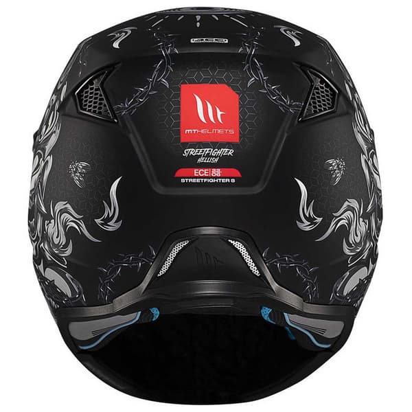 Mt Helmets Streetfighter Sv Hellish Modulaarinen Kypärä Musta L