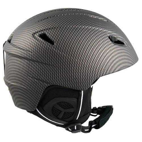SKIING SNOWBOARD hjelm carbon mat L +GRATIS