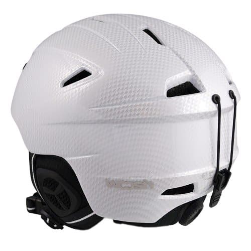 SKIING SNOWBOARD hjelm hvid carbon S +GRATIS