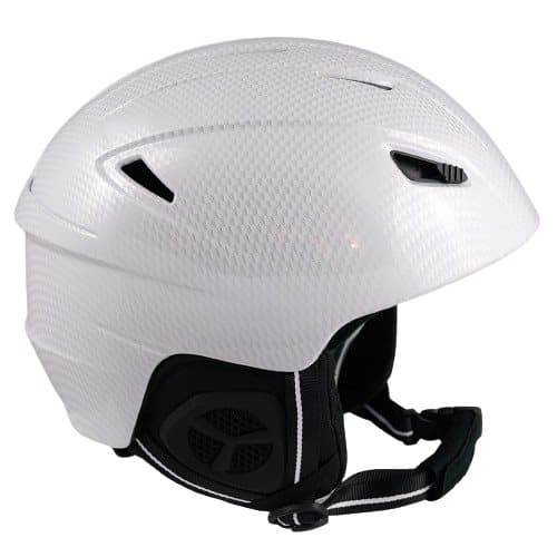 SKIING SNOWBOARD hjelm hvid carbon S +GRATIS