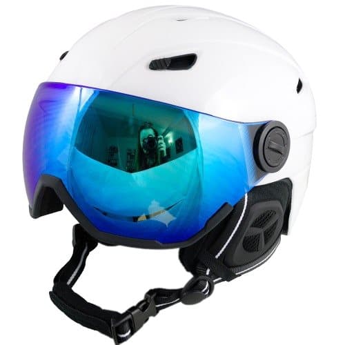SKIDHJÄLM MED SKYDDSGLASÖGON REVO SHIFT SNOWBOARDHJÄLM M +GRATIS