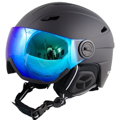 SKIDHJÄLM MED SKYDDSGLASÖGON REVO SHIFT SNOWBOARDHJÄLM M +GRATIS