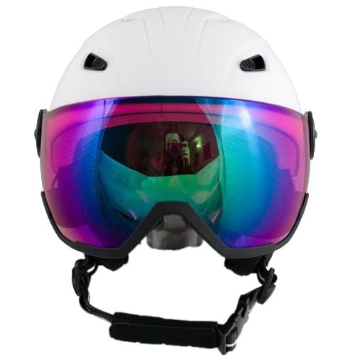 SKIHJELM MED BRILLER REVO SHIFT SNOWBOARDHJELM S +GRATIS