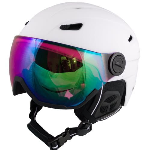 SKIHJELM MED BRILLER REVO SHIFT SNOWBOARDHJELM S +GRATIS