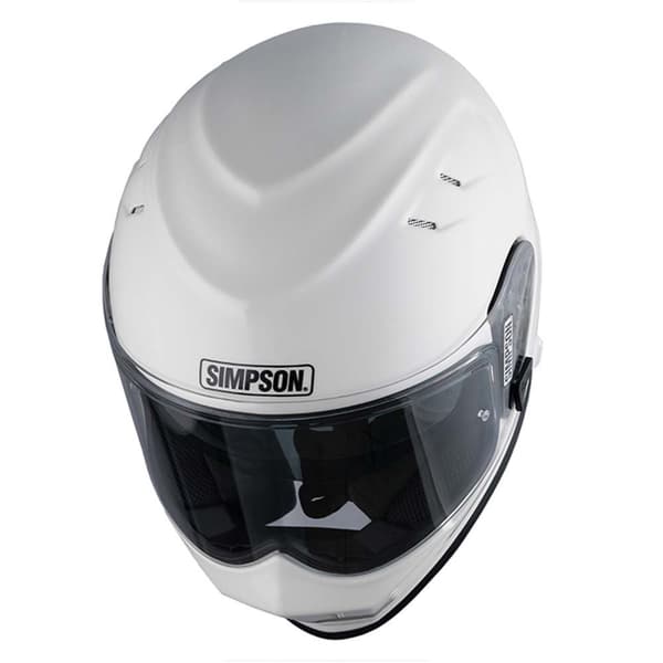Simpson Venom Fullface-hjelm Hvid XL