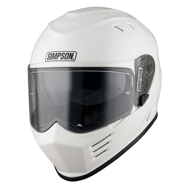 Simpson Venom Fullface-hjelm Hvid XL