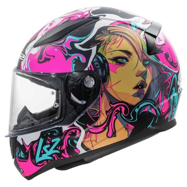 Ls2 Ff353 Rapid Ii Cyberg Fullface-hjälm Lila 2XL