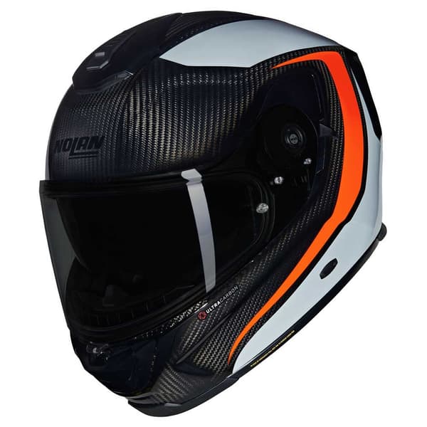 Nolan X-903 Ultra Carbon Intrigo Fullface-hjelm Sort L