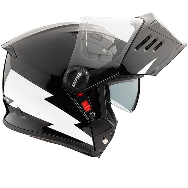Simpson Darksome Modulaarinen Kypärä Musta XL