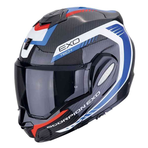 Scorpion Exo-tech Evo Carbon Cosy Modulær Hjelm Sort XS