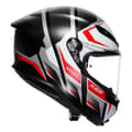 Miniatyrbillede 6 af 7: Agv K6 S Fullface-hjelm Sort S
