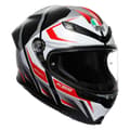 Miniatyrbillede 1 af 7: Agv K6 S Fullface-hjelm Sort S