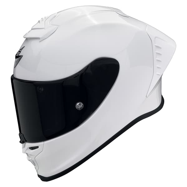 Scorpion Exo-r1 Air Fim Racing #1 Solid Fullface-hjälm Vit L
