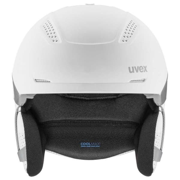 uvex Ultra Pro - Skidhjälm för män och kvinnor - R - Individuell storleksjustering - Magnetisk stängning - Vit-Grå - 51