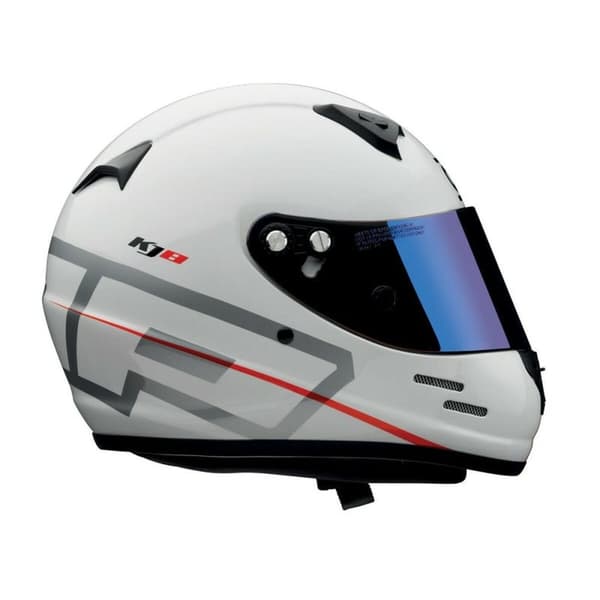 Hjälm OMP KJ8 EVO XS Vit