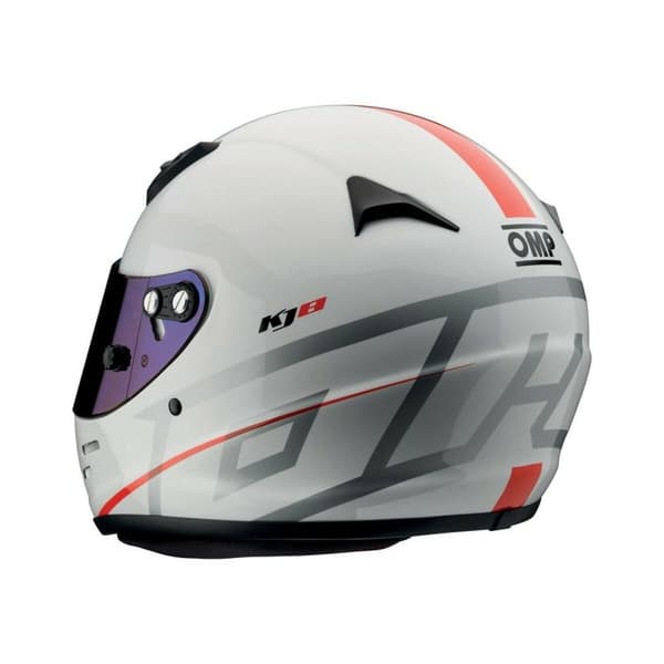 Hjälm OMP KJ8 EVO XS Vit