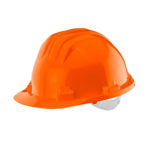 Certificeret sikkerhedshjelm, orange