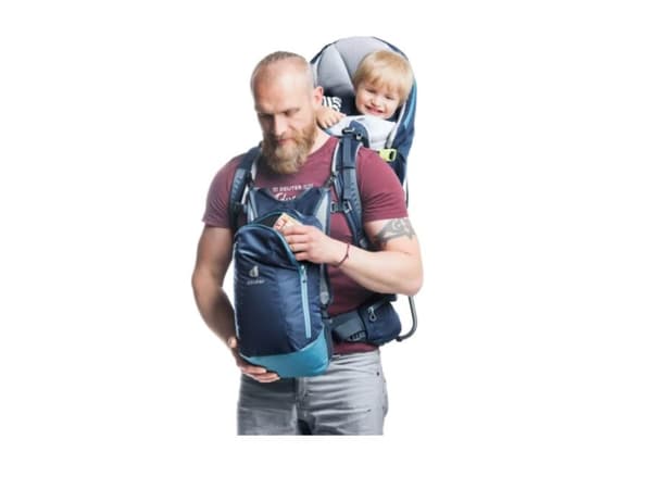 Deuter Kid Comfort Pro, Ryggsekk til bæresele, Gutt/Jente, 22 kg, Blå, Polyamid