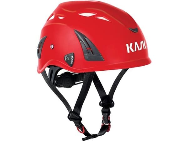 Kask industrihjelm Superplasma AQ rød