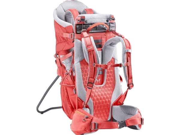 Deuter Kid Comfort Active SL, Ryggsäck för babylift, Pojke/flicka, 22 kg, Röd, Polyamid