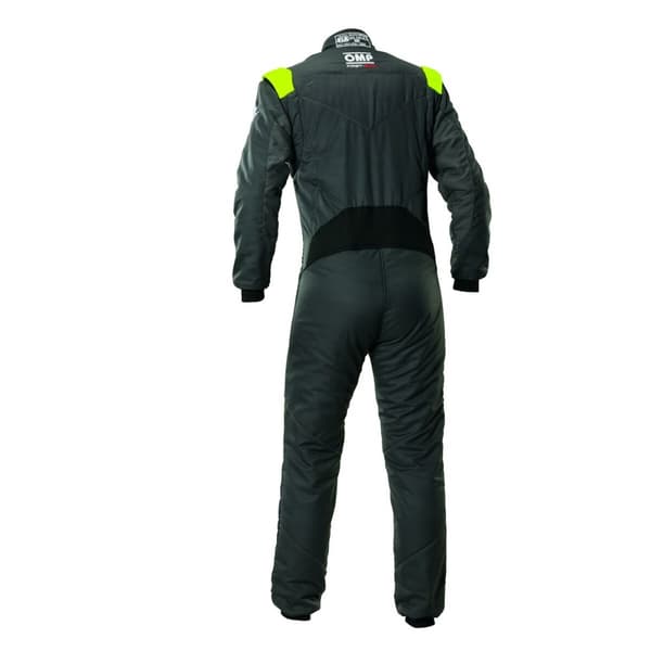 Racing kjeledress OMP FIRST EVO MY2025 60 Antrasitt Gul/Svart