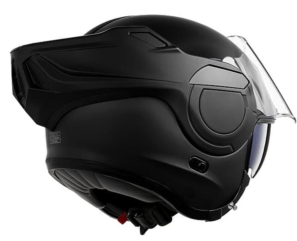 ECE 22.06 TOUR REVERSE FLIP MODULÆR JET SORT MAT OPENABLE MOTORCYKEL HJELM DS5