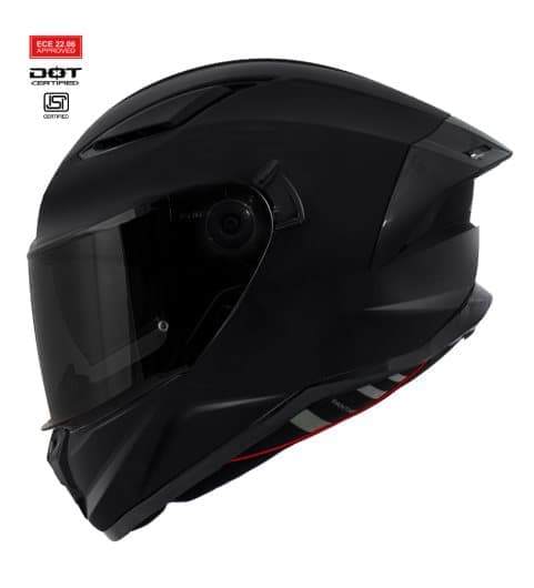DARKKNIGHT PANTHER MATT BLACK SOLVISIR MC HJÄLM DS5