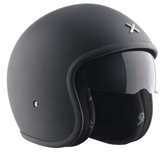 Axor Jet Black MATT BLACK Jet Motorcykelhjelm DS5
