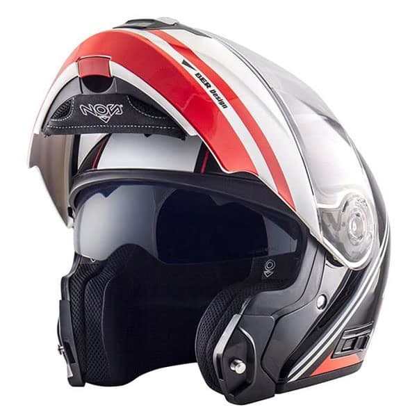 Motorcykel skoterhjälm Nos hjälmar - NS0800SMDR - NOS NS-8 hjälm