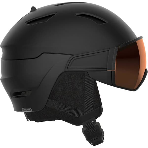 Salomon Driver Access Visor Skidhjälm för män, perfekt för skidåkning och snowboard