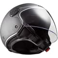 Miniatyrbild 3 av 3: LS2 Sphere Lux jet motorcykelhjälm - Grå
