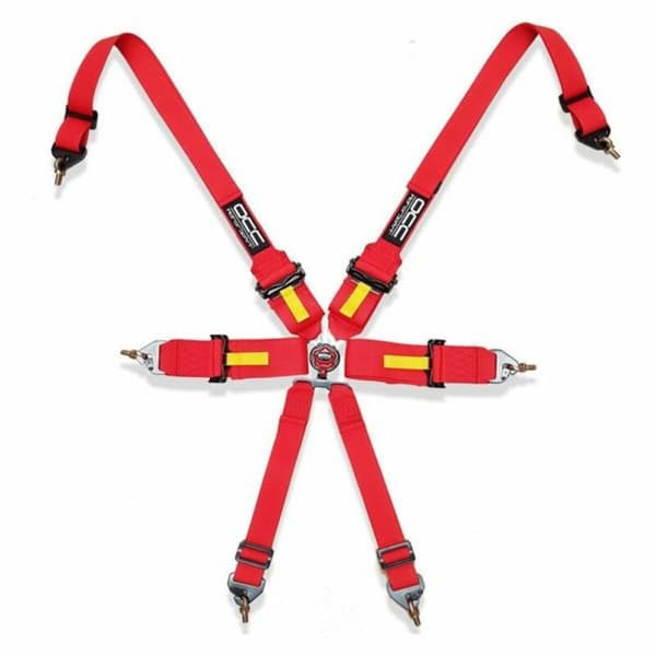 Harness with 6 fastening points Fia Racing OCC Motorsport - Blå