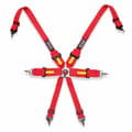 Miniatyrbild 4 av 9: Harness with 6 fastening points Fia Racing OCC Motorsport - Blå