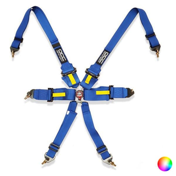 Harness with 6 fastening points Fia Racing OCC Motorsport - Blå