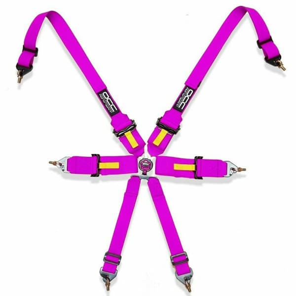 Harness with 6 fastening points OCC Motorsport Rosa