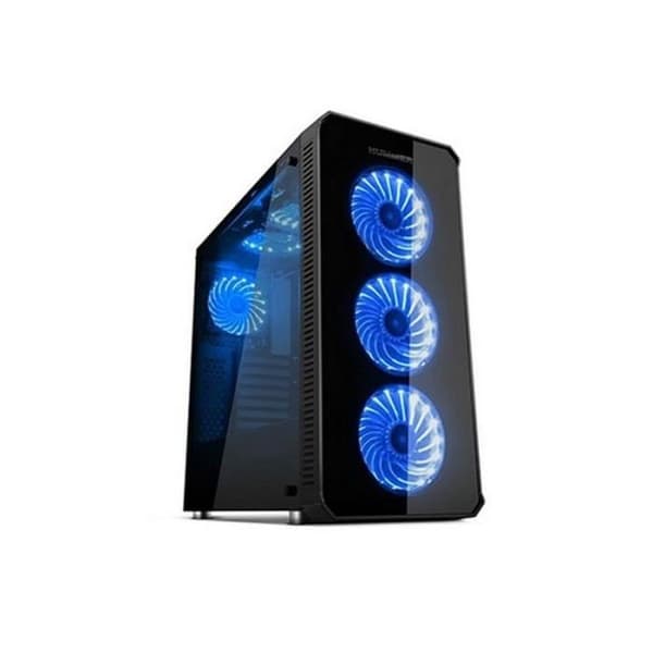 NOX NXHUMMERTGX RGB Semi-Tower ATX-fodral
